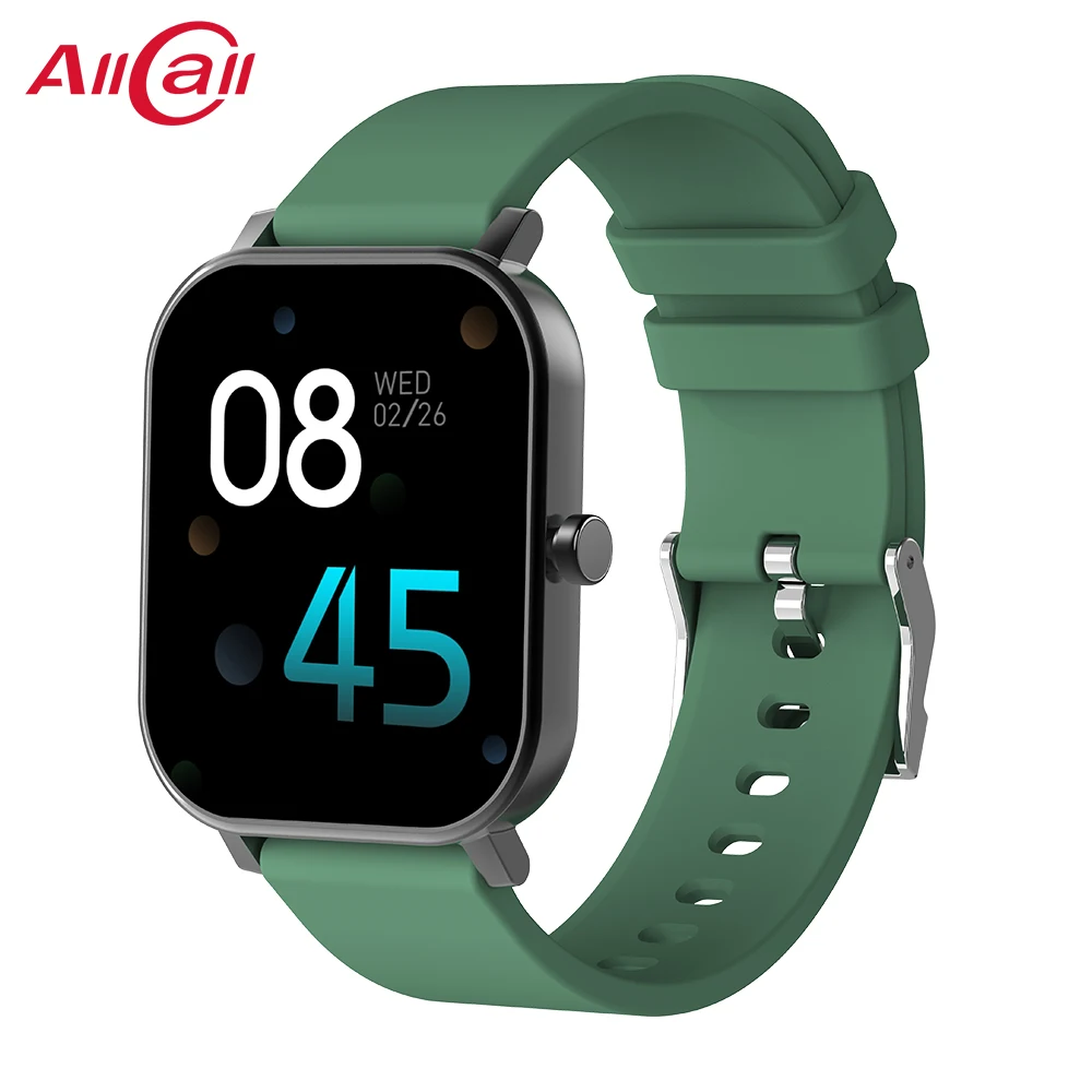 Allcall S10 1,69 pulgadas 2021 reloj inteligente hombres Fitness Tracker Bracelet IP68 impermeable de mujeres GTS 2 P8 Plus Smartwatch para teléfono Xiaomi Mi Apple relojes inteligentes