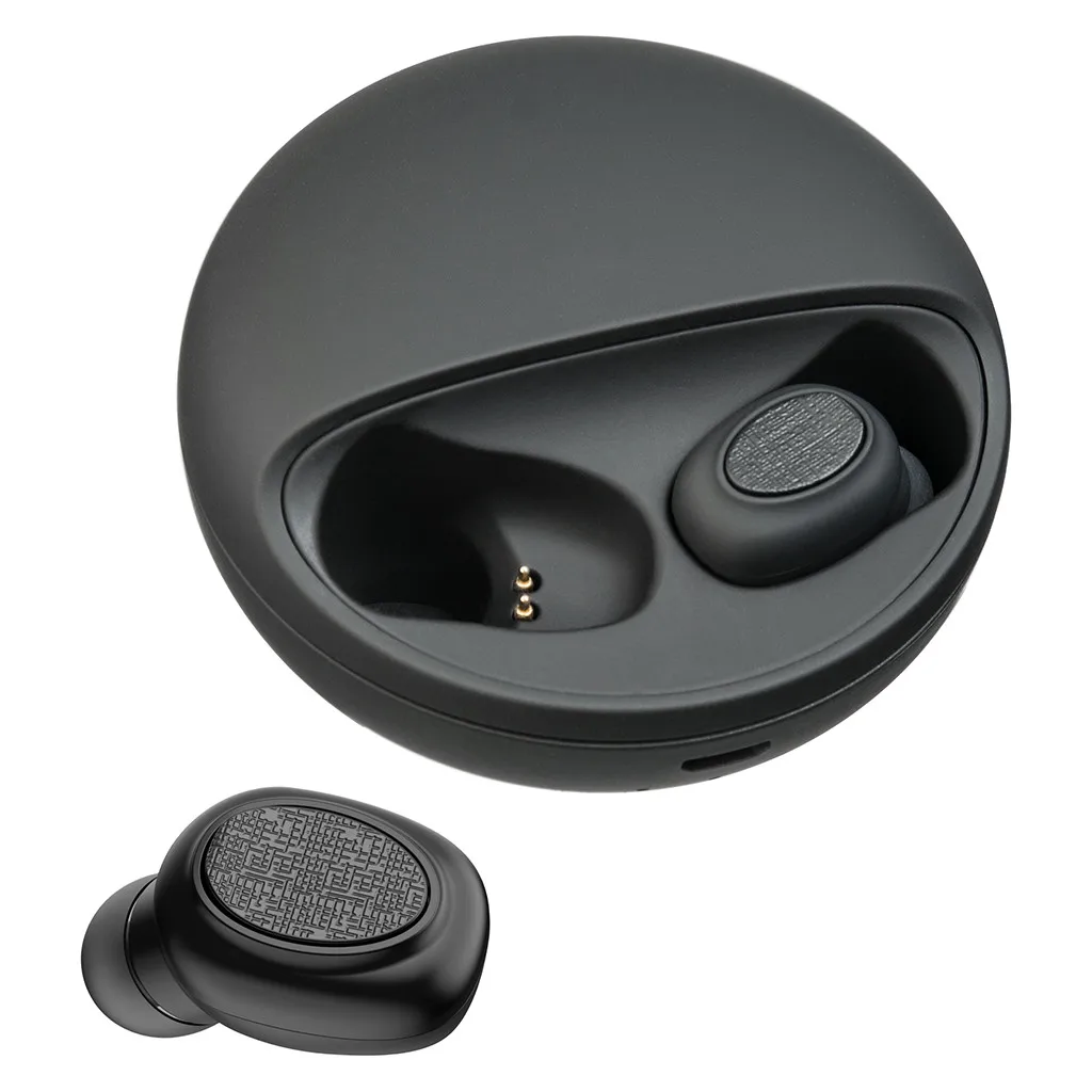 Wireless Headset BT 5 0 Mini Portable Stereo Sound Fashion Sports Dual In Ear Stereo With Charging Case