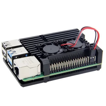 

Protective Box for Raspberry Pi 4B CNC Aluminum Alloy Case Cover Enclosure without Fan/with Fan