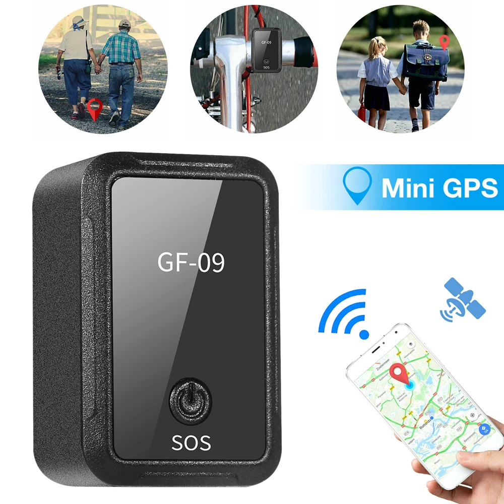 GF09 мини автомобильное приложение gps трекер локатор запись анти-падение устройство Голосовое управление GSM GPRS в режиме реального времени отслеживающее оборудование