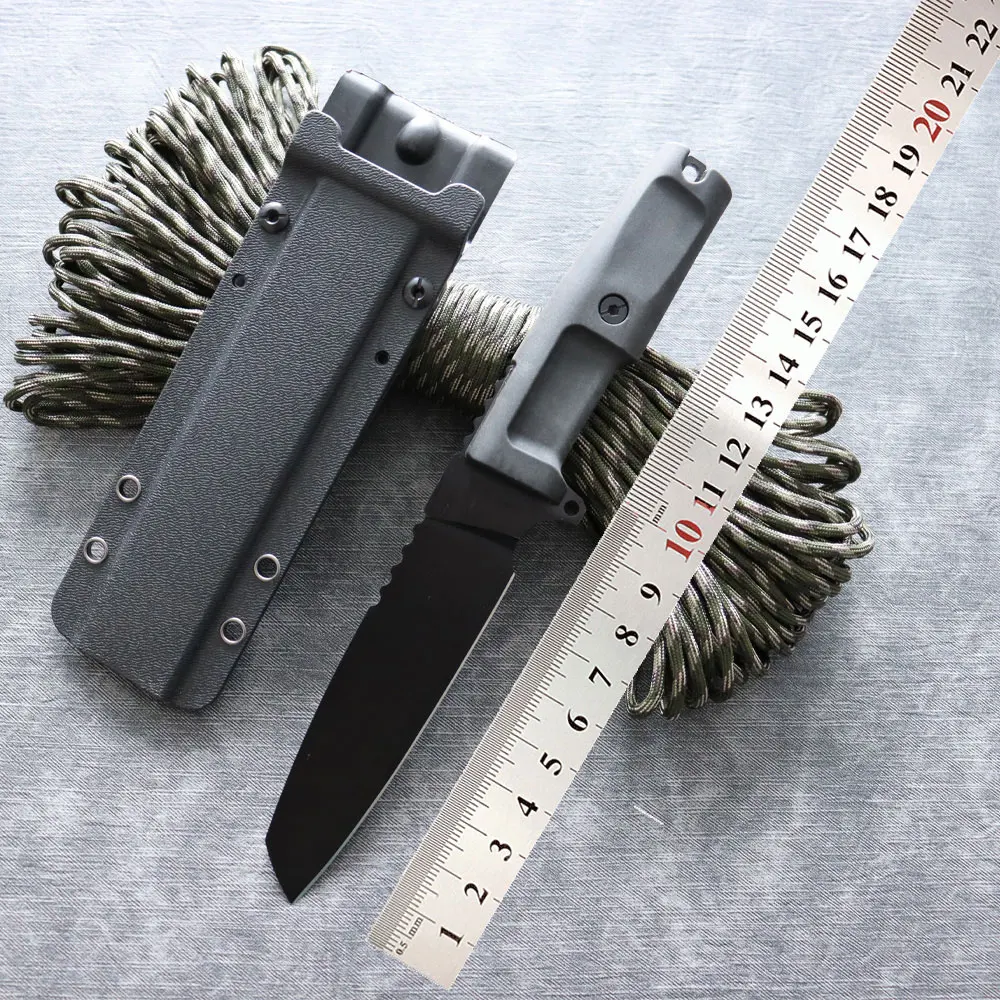 HOT Jungle Player Tactical Fixed Blade Knife 7Cr13Mov Rubber Handle EDC TOOL Survival Pocket Knives CK0078F | Инструменты