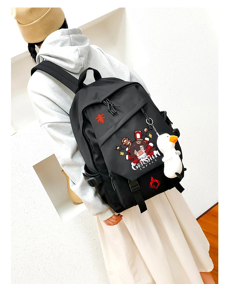 Genshin Impact Paimon Kaveh Wanderer Backpack Teenarges Schoolbag