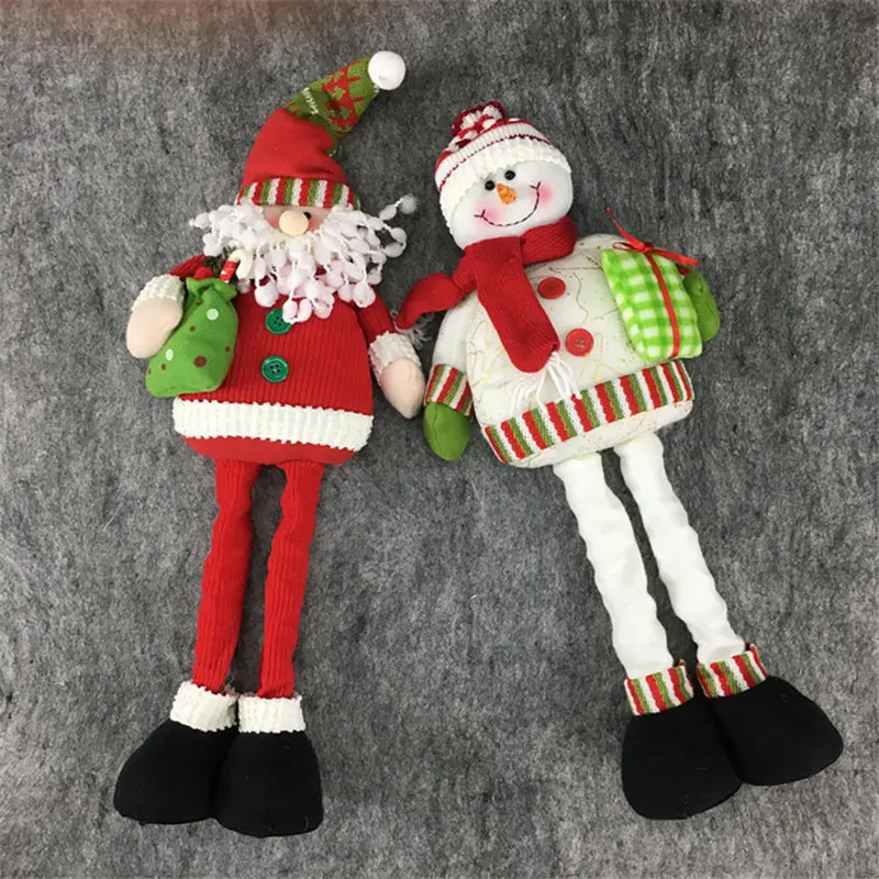 

New Year Christmas Decorations For Home Decor For Home Decoration Accessories Natal Navidad Ornaments Telescopic Santa Snowman