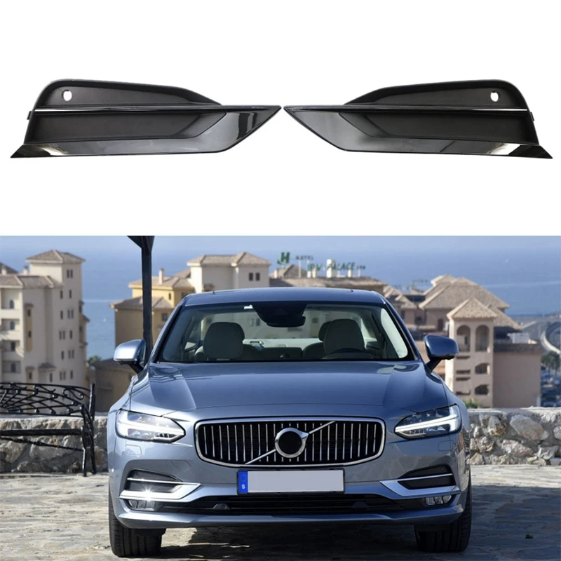 Передний бампер для VOLVO S90 V90 2016-2019 противотуманная фара решетка гриля вставка