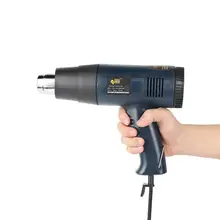 Горячая воздушная пушка 220 В электрическая тепловая воздуходувка паяльная станция с Фен Тепловая пушка строительный фен для волос