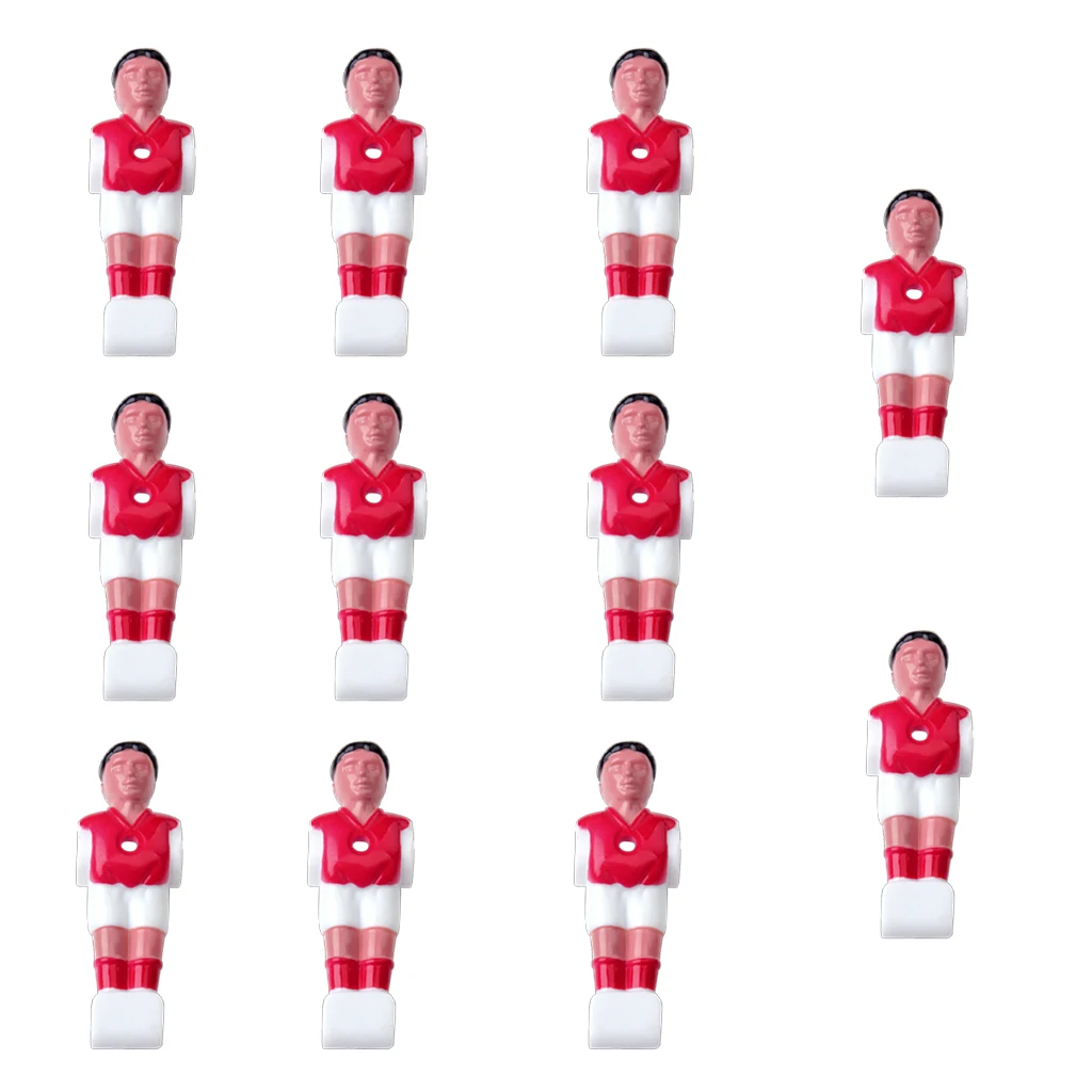 11pc Foosball Man Football Table Guys Man Soccer Player Replacement Parts Indoor