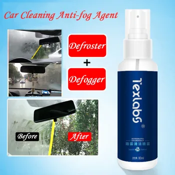 

Multi-functional Car Interior Mighty Car Glass Cleaner Anti-fog Agent Spray Car Window Cleaner Windshield Cleaning Agent 80ML