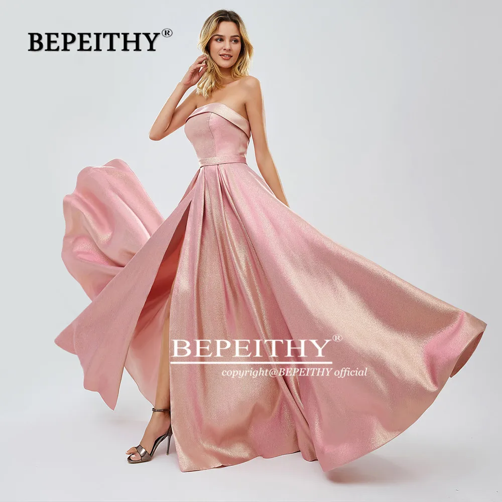BEPEITHY/длинные вечерние платья с блестками; коллекция года; пикантные вечерние платья без бретелек с блестками; Abendkleider