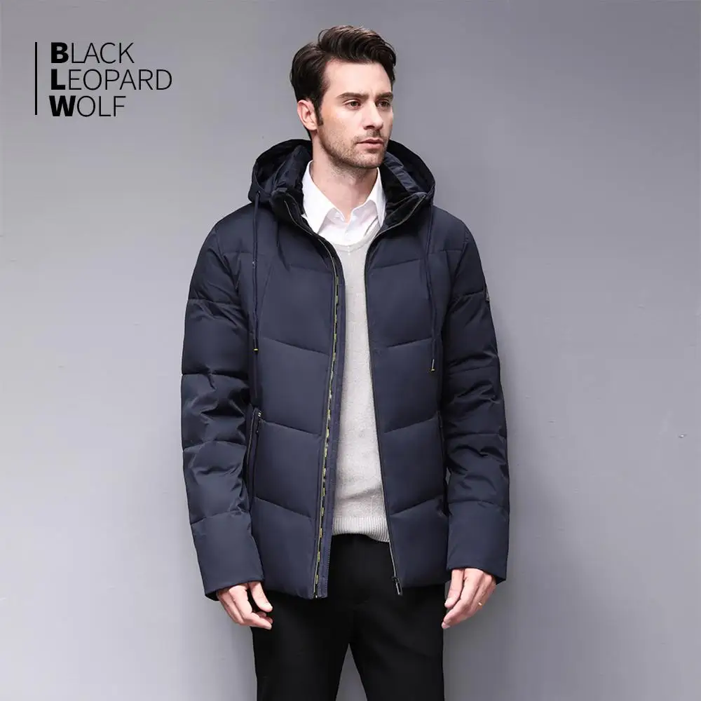 Blackleopardwolf Зимний мужская пуховик модное пальто мужская парка аляска ветрозащитная верхняя одежда современный стиль распродажа BL-973