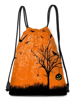 

Dead Tree dusk bat ornaments pumpkin Halloween bundle pocket