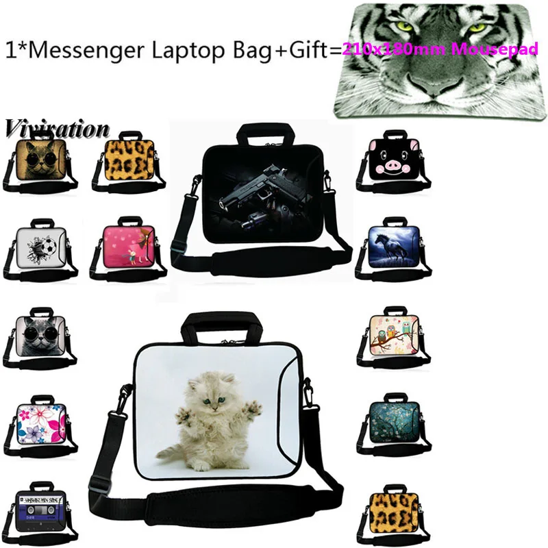 

For Lenovo Acer Samsung HP Envy 2019 Fashion Women Chromebook Laptop Case 11.6 10 12 13 14 15 17 17.3 15.6 Notebook Bag+Mousepad