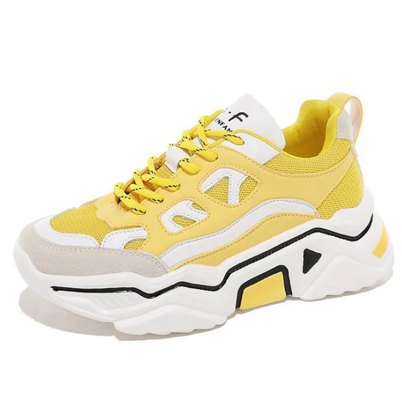 

Girl's daddy shoes 2019 net shoes breathable, sneakers for teenagers and students