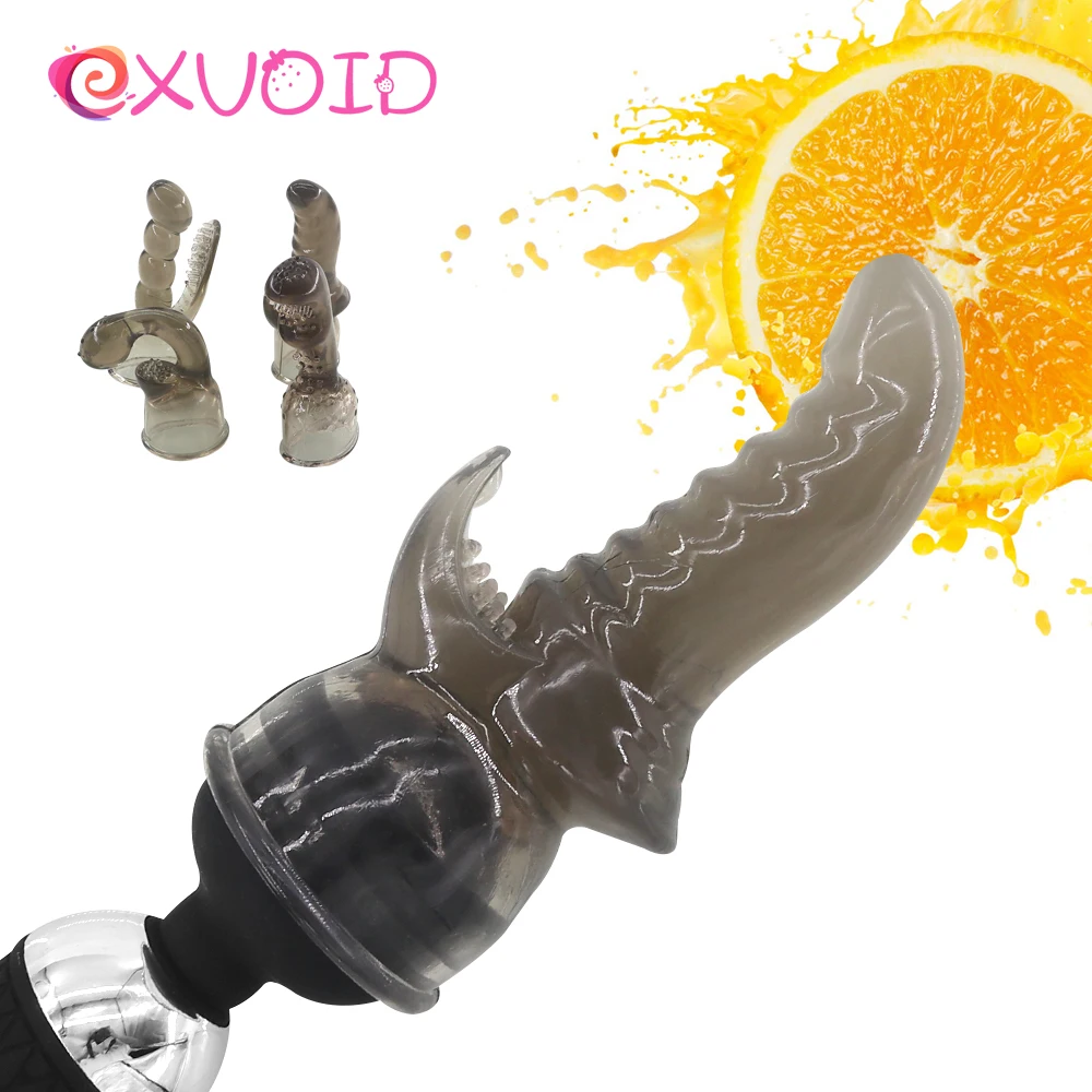 Силиконовый колпачок EXVOID AV Stick аксессуары для вибраторов массажа точки G |