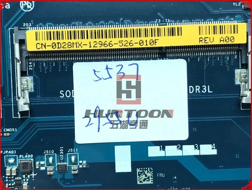 Высокое качество VBW01 LA-9982P D28MX для Dell Inspiron 5537 3537 Материнская плата ноутбука CN-0D28MX 2955U DDR3L полностью протестирована