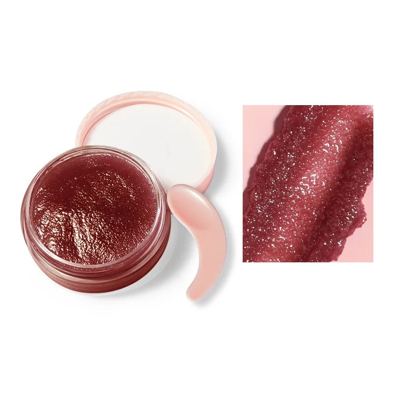Lip Scrub Gentle Exfoliating Lip Balm Moisturizing Keratin Cream Exfoliating Base Lip Gloss Anti Aging Natural Wrinkle Lip Care