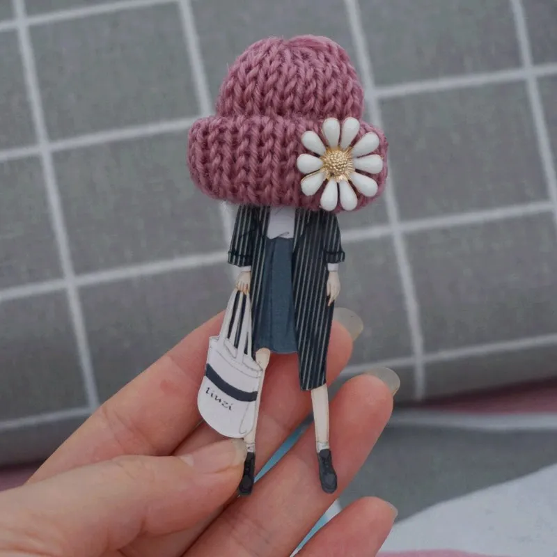 Модная женская брошь Симпатичные значки на Рюкзак Kawaii акриловый броши булавке с