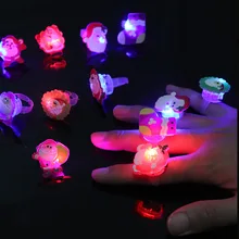 Рождественский флуоресцентный кольцевой светильник светится в темноте, детская светящаяся игрушка, светящиеся игрушки, светодиодный, для детей, взрослых, вечерние, подарок