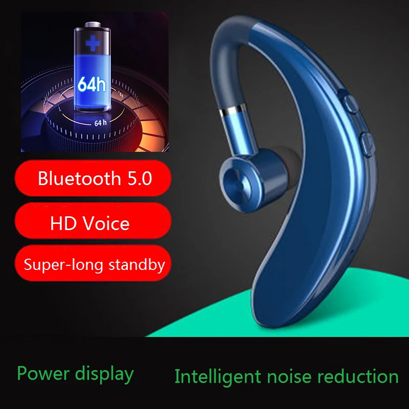 

Bluetooth 5.0 Drive Earphones Wireless Hook Design Comfortable Handsfree Earbud Headset With HD Micr For Left/Right Ear Headset