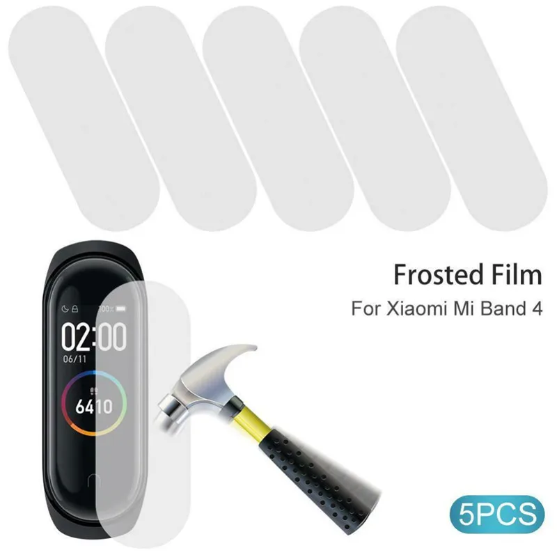 

Frosted design for miband 4 Screen Protector Automatic Adsorption High Definition For Xiaomi Mi Band 4 Protector Pantalla