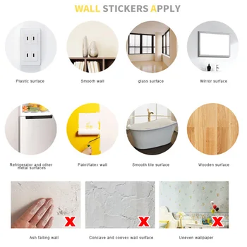 

Floor Decoration Stickers Peel and Stick Installation Self-adhesive Waterproof Sticker AC889