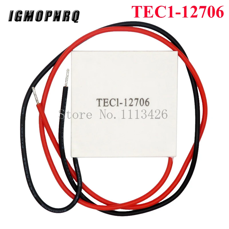 TEC1-12706 TEC1-12706 12703 12704 12705 12708 12709 12710 12712 12715 Термоэлектрический охладитель Пельтье 40*40 мм 12V Пельтье Elemente модуль - Цвет: TEC1-12706