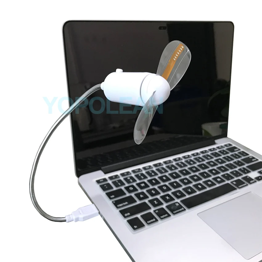 Новый светодиодный мини вентилятор с питанием от USB имитация часов надписью