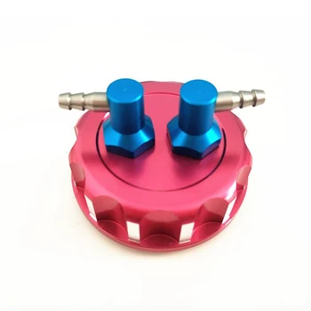 

1pcs Aluminum CNC Oil Drum Cover Fuel Tank Cap Pot Accessories for RC Aircraft Drone Model Watermelon Red