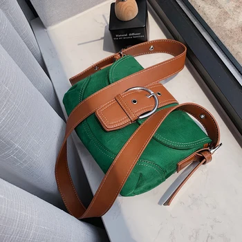 

Vintage Fashion Female Tote bag 2019 New Quality Matte PU Leather Women's Designer Handbag Contrast color Shoulder Messenger Bag