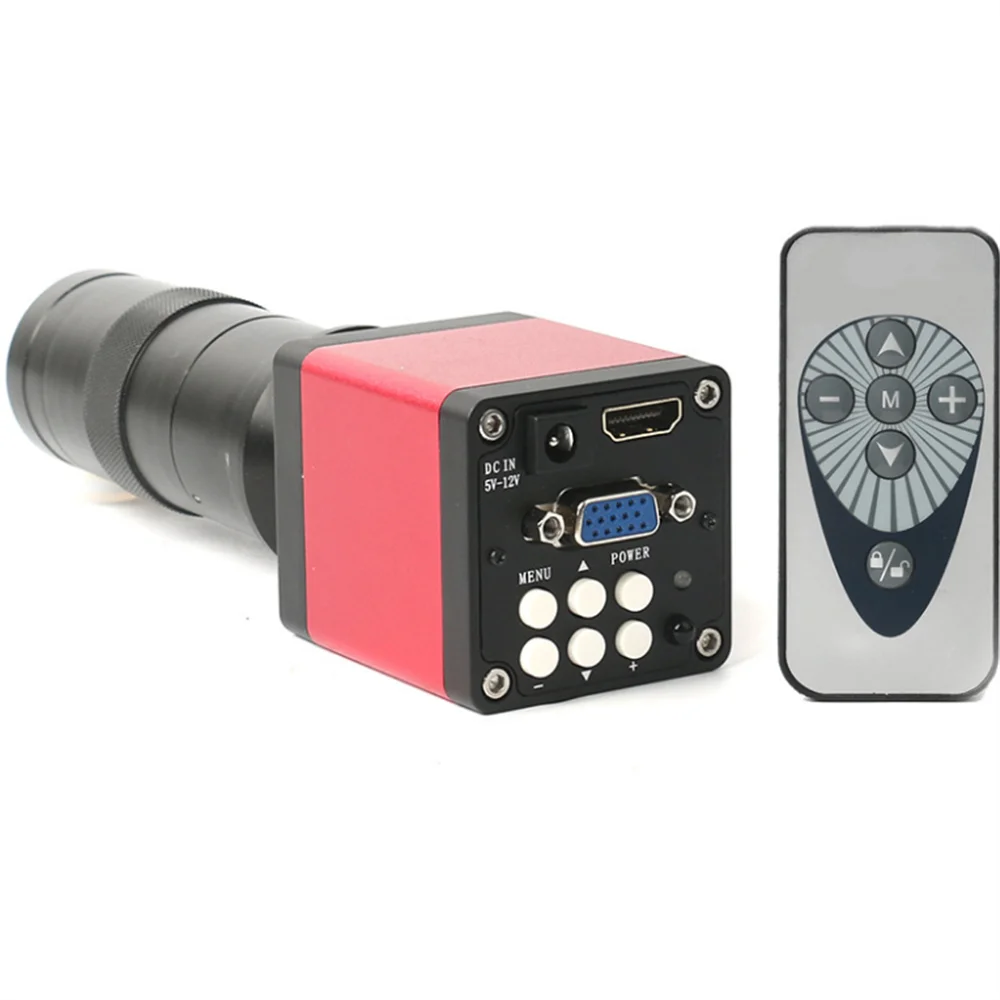 14MP 720P HDMI/USB выход Удаленная промышленная камера 100x объектив видео микроскоп