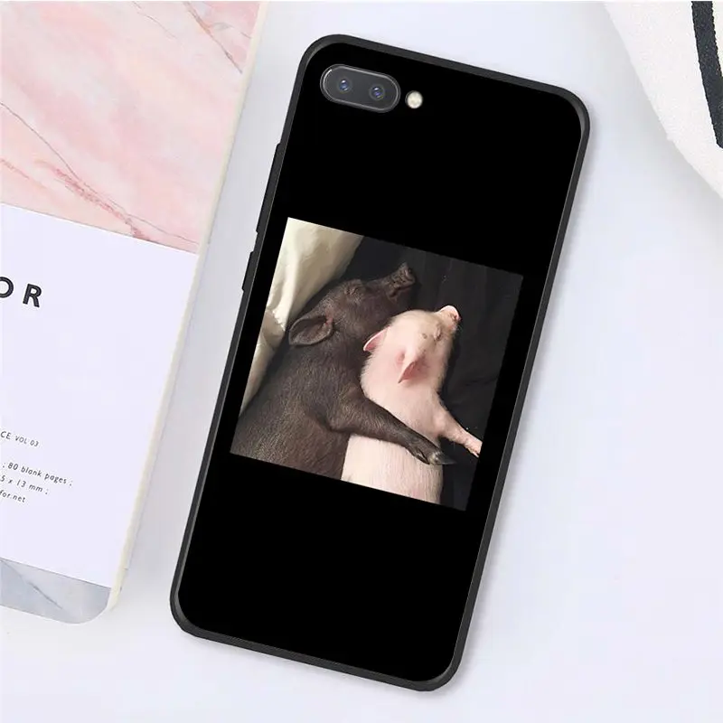 A6 MaiYaCa пары мультфильм прекрасный розовый поросенок чехол для телефона huawei Honor 8X9 10 20 Lite 7A 5A 7C 10i 20i View 20 - Цвет: A6