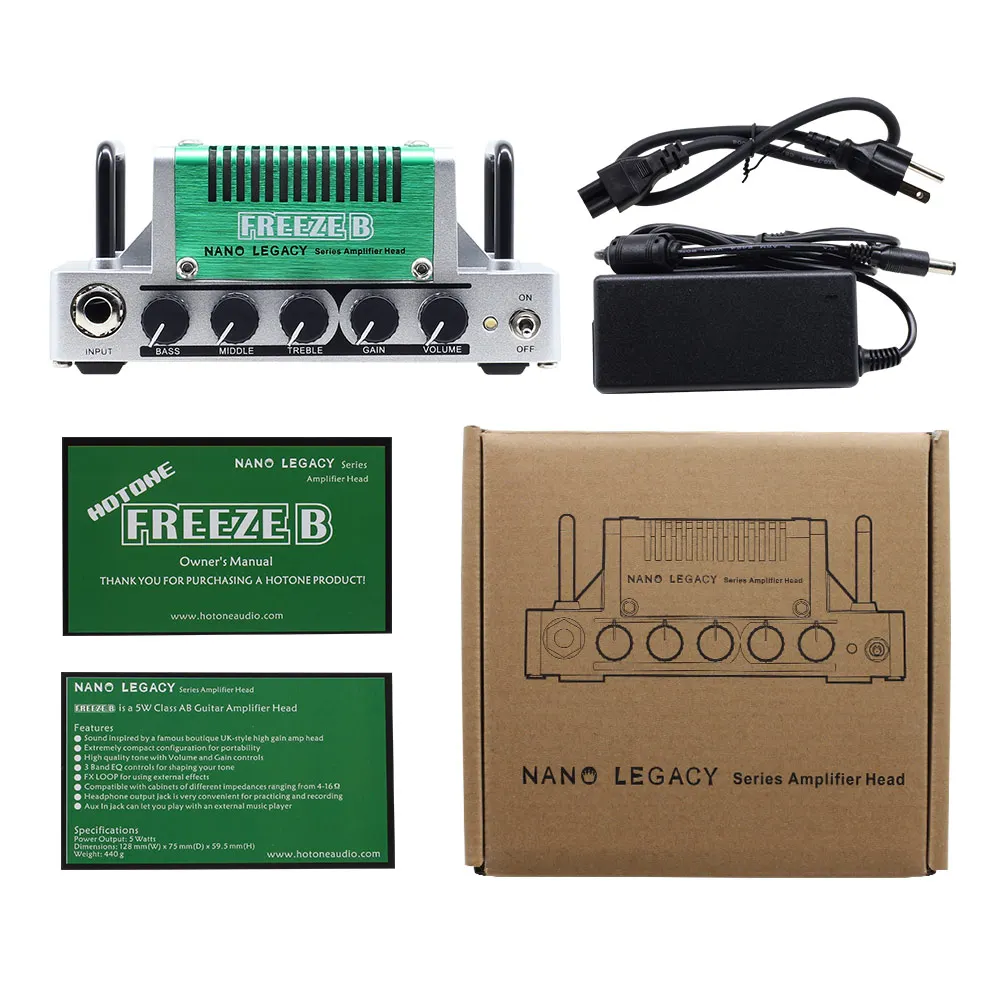 Freeze B High Gain British Style Guitar Amp Head 5 Watts Class AB Amplifier with