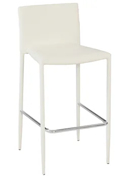 

Stool ANNA, stackable, similpiel White