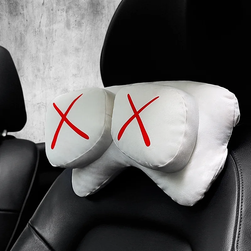 SUP13-Car подголовник, подушка для шеи, Автомобильная подушка, пара автомобильных шейных подушек, персонализированные креативные автомобильные принадлежности - Цвет: XX eyes