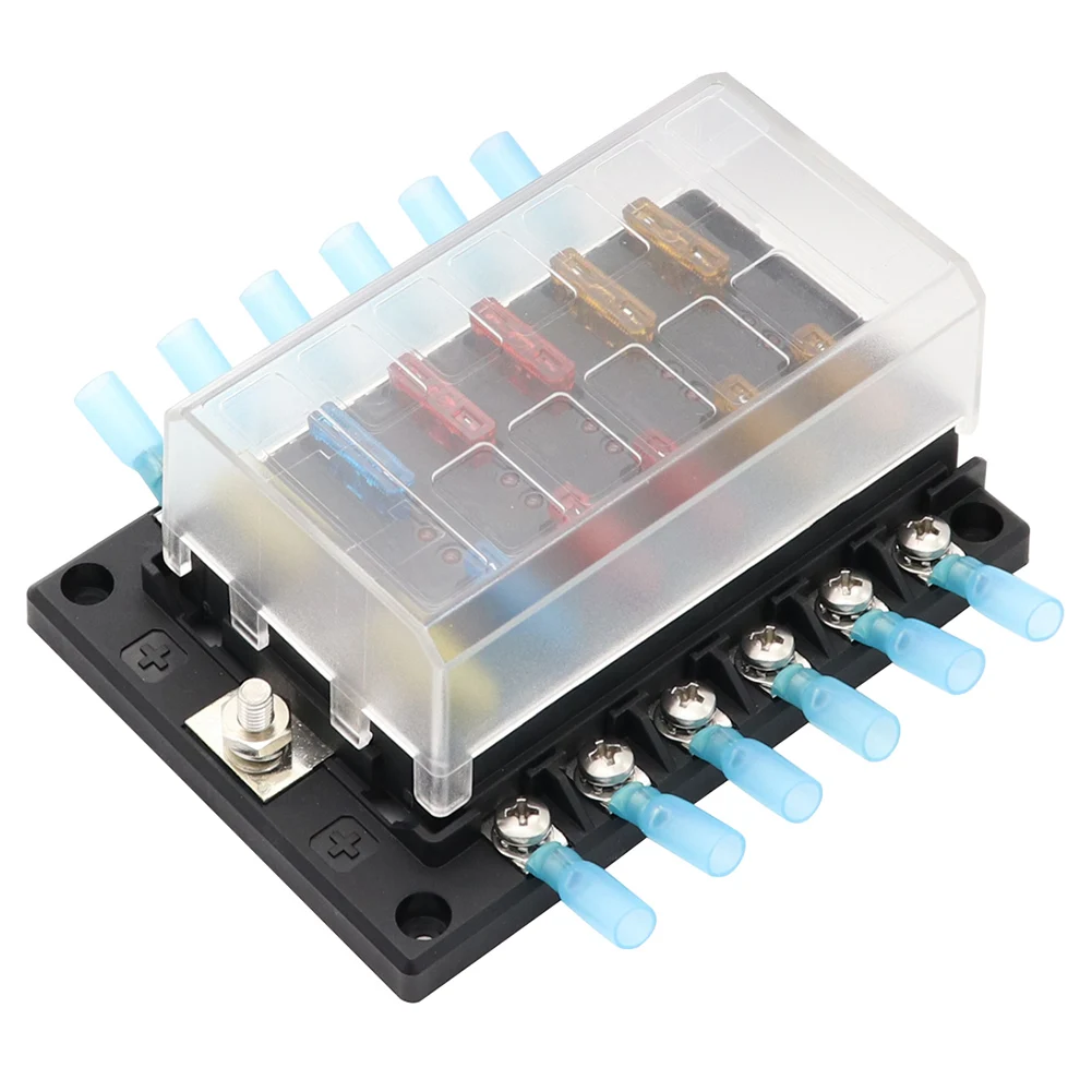 12V 32V 12 Way F use Box Dual Use Cover Blade блок держатель с 16 s 14 термоусадочные трубки проволочные