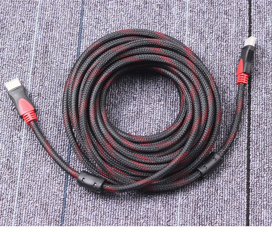 

2019060201 xiangli line network monitor camera outdoor video power two in one finished line 6 colours 85