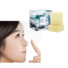 Свежее Овечье молоко, морская соль, мыло, глянцевая и нежная кожа, свежее и увлажняющее, ручная работа, цельное моющее Молочко для лица, предотвращающее появление акне