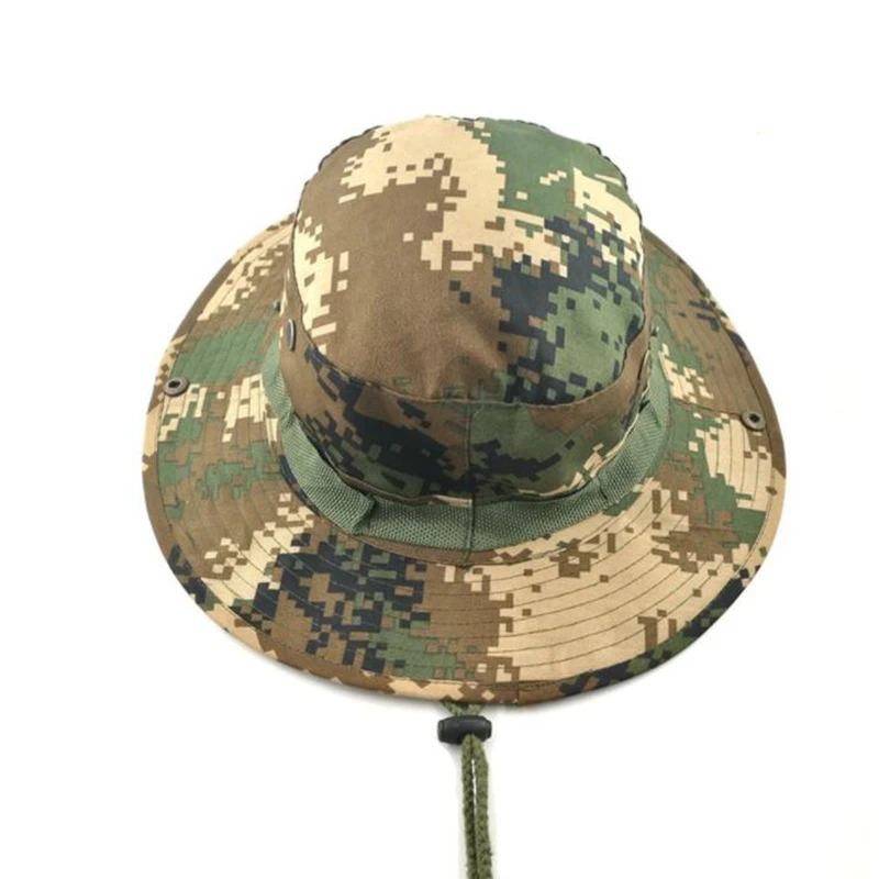 Походная Кепка для походов, кемпинга, джунглей, Бонни, армейская камуфляжная кепка, клетчатая тканевая Мужская Военная Кепка, быстросохнущая, солнцезащитная, для улицы, тактическая шапка - Цвет: C7