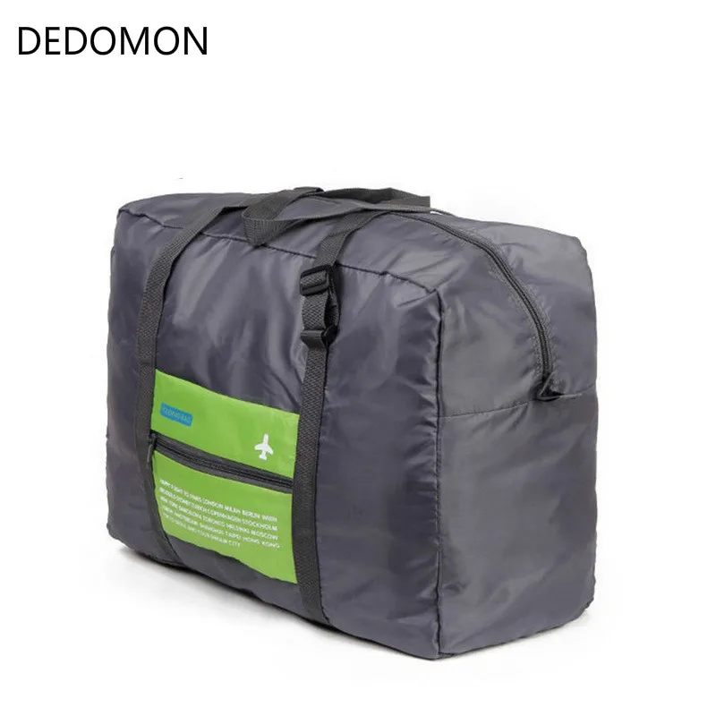 Bolsa de viaje impermeable para hombre y mujer, bolsa de nailon de gran capacidad, bolsas de viaje plegables, equipaje de mano, cubos de embalaje, conjunto organizador