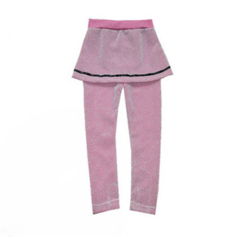 A3-skirt-pants Осенние юбки для девочек; штаны; детские леггинсы принцессы в полоску; детские штаны для танцев; Многослойная юбка-пачка; брюки; хлопковые леггинсы для маленьких детей - Цвет: A3-skirt-pants