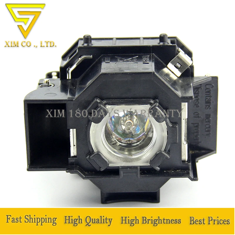 ELPLP44/V13H010L44 Projector Replacement Lamp with Housing for Epson EB DM2 EMP-DE1 EMP-DM1 EMP-DM2 Moviemate 50 Moviemate 55 replacement projector lamp bare bulb ep44 for eh dm2 emp de1 moviemate 50 moviemate 55