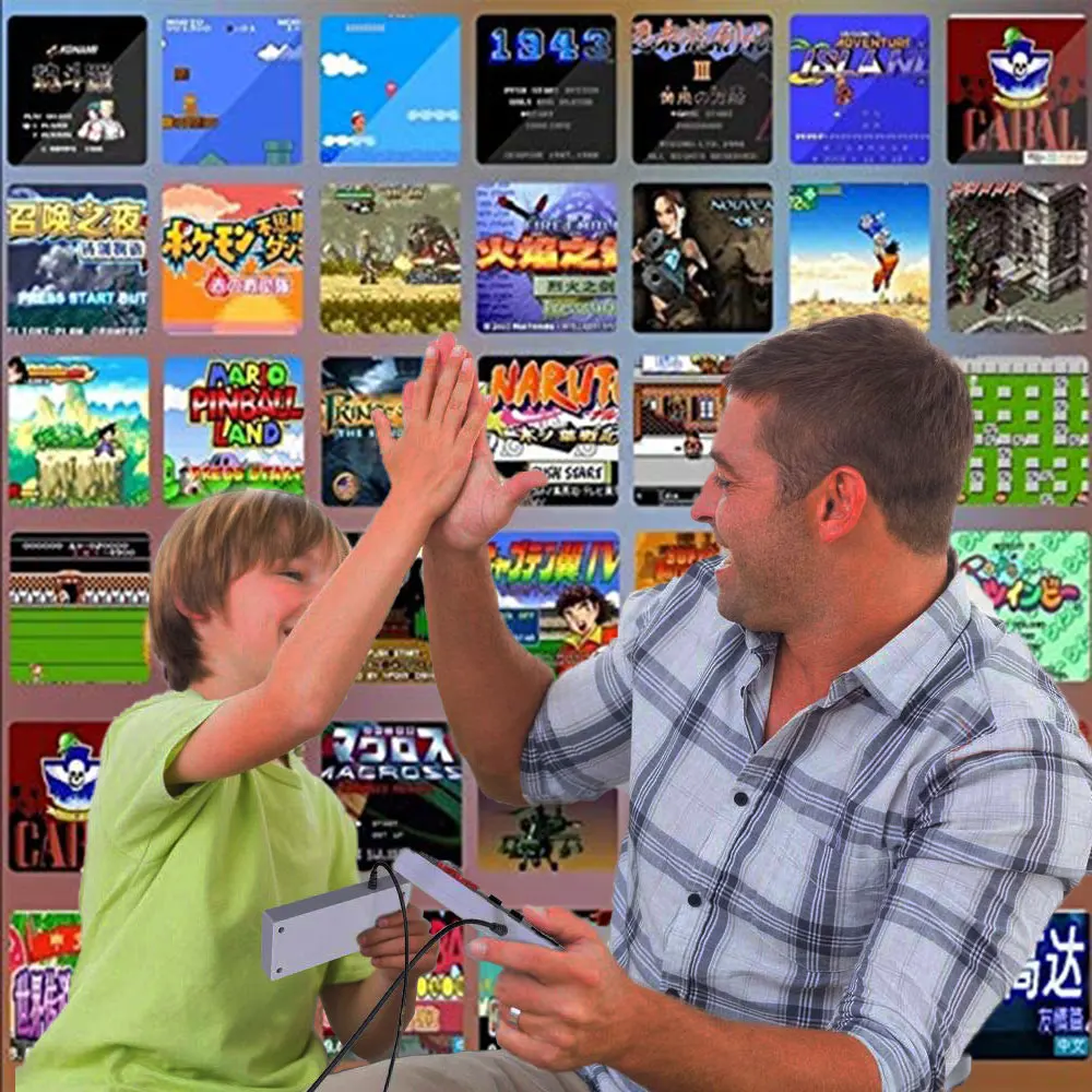 Новая классическая мини-игровая консоль в стиле ретро, встроенные 620 игр, 8 бит, PAL& NTSC, семейный ТВ, портативный игровой плеер, двойной геймпад