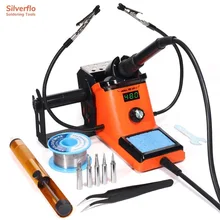 YIHUA 926LED-III Digital Electric Soldering Iron Kit with Helping Hands 960I Adjustable Temperature Portable Soldering Station
