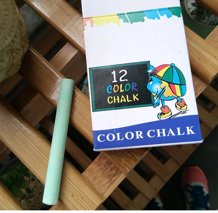 

12 PCS/Lot Non-Dust Chalk Pen Drawing Chalks For Blackboard 6 Colors Stationary Office & School Supplies Accessories