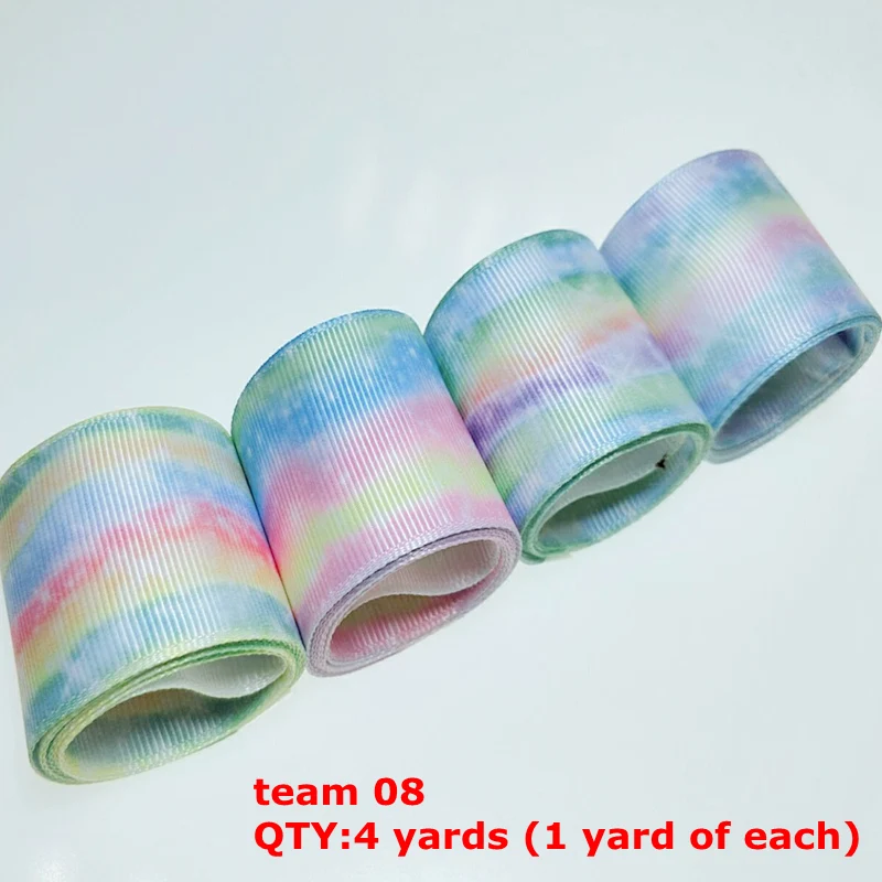 team 08 4yards HL 38 мм швейная фурнитура тесьма для отделки печатные корсажные DIY Швейные аксессуары смешанные Подарочная рождественского свадебного декора Оберточная - Цвет: team 08 4yards