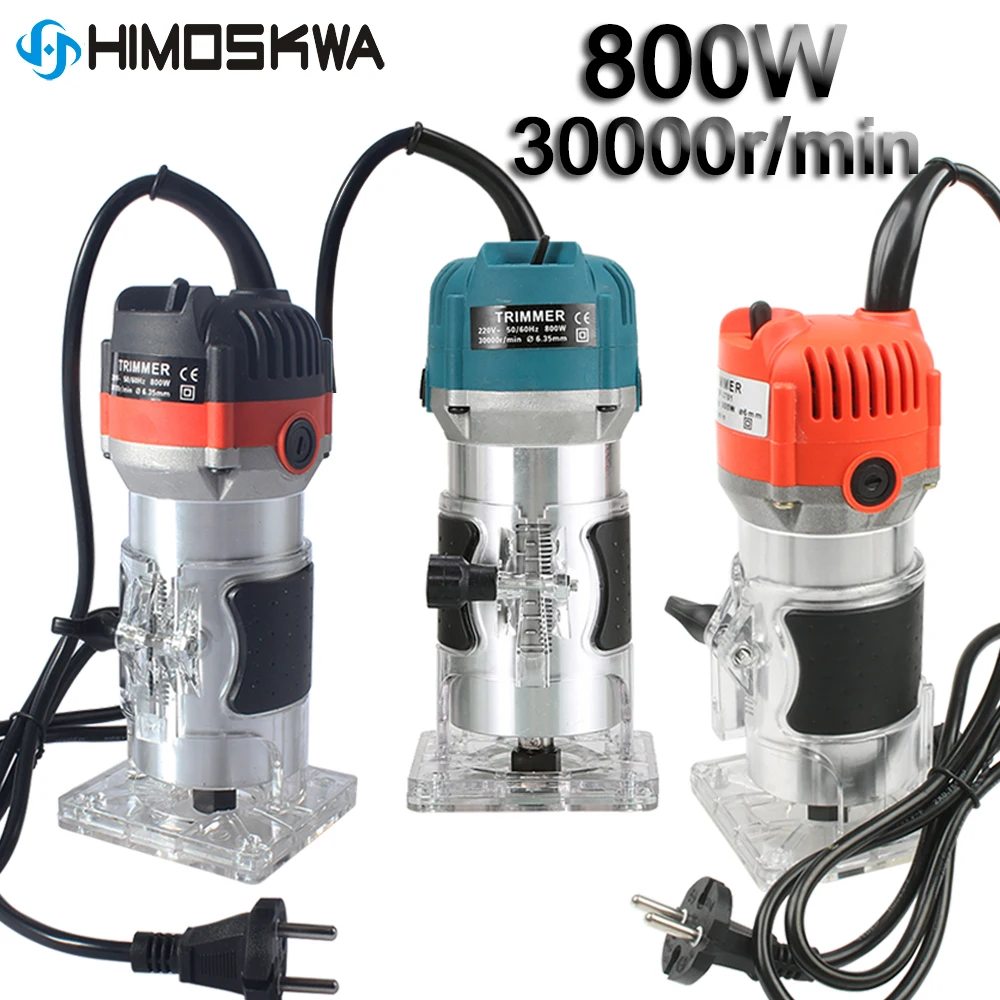 800W 30000rpm Aluminum housting power tools woodworking Electric trimmer slot machine engraving Hand Carving Machine Wood Router
