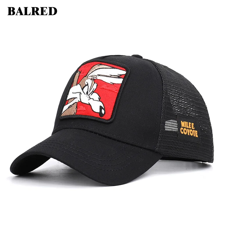 Животные Дональд Дак Вышивка Уличная Мужская бейсболка женский рюкзак хип хоп Кепка летняя сетчатая шапка Дальнобойщик Кепка папа шляпа