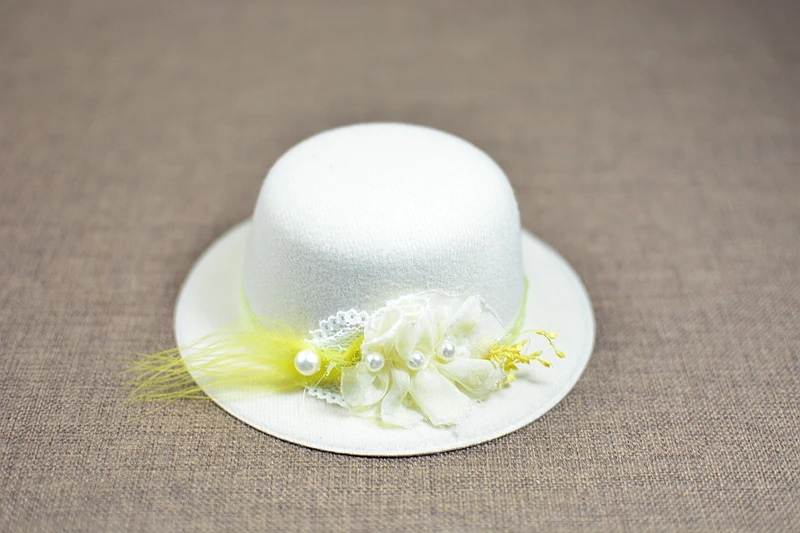 6 New original design baby princess small hat newborn photography props photo cute hat studio party - Цвет: 6