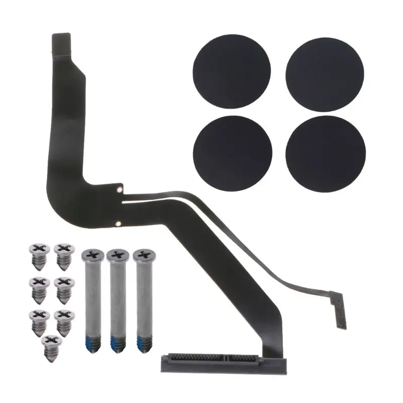 HDD Hard Disk Drive Flex Cable 821 1480 A Case Cover Feet for Mac Pro 13 A1278