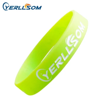 

1200pcs/lot High Quality Customized ink injected Rubber silicone bracelets with personal logo S20053118