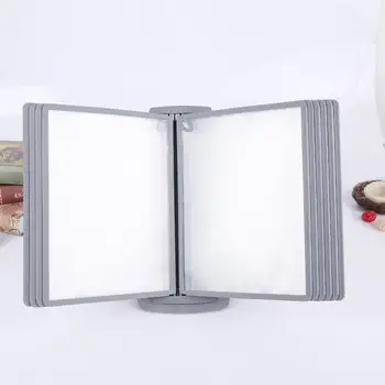 

DIY A4 Size Desktop Flip System Table Desk Spin File Shelf Board Game Display Toys For Office Menu Student Restaurant Family